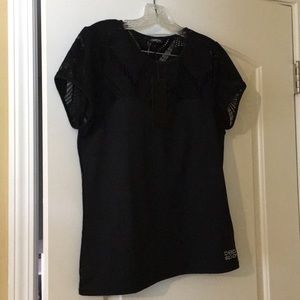 Bebe sport lace top